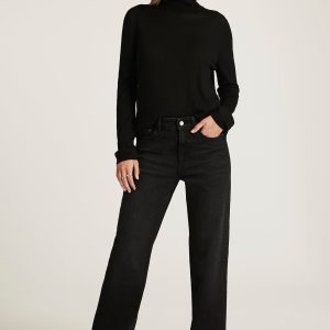 TAYLOR STRAIGHT LEG IN DARK SMOKE GOLD PREMIUM