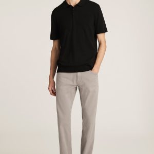 MARCUS SLIM STRAIGHT LEG IN SHARK LUXE TWILL
