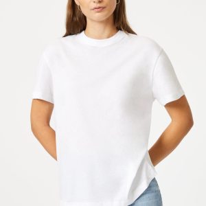 CREW NECK T-SHIRT IN WHITE