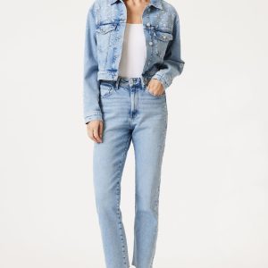 NEW YORK STRAIGHT LEG IN LIGHT BLUE BLOOM DENIM