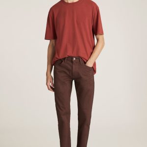 MARCUS SLIM STRAIGHT LEG IN ROSEWOOD ATHLETIC