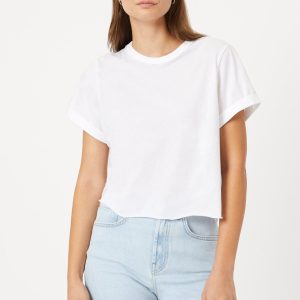 CROPPED T-SHIRT IN WHITE