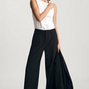EDITION WIDE LEG PANTS IN BLACK
