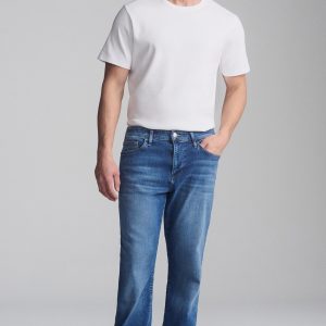 MATT RELAXED STRAIGHT LEG IN DARK BRUSHED FEATHER BLUE