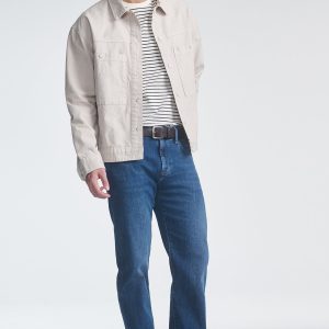 ZACH STRAIGHT LEG IN DEEP BRUSHED WILLIAMSBURG