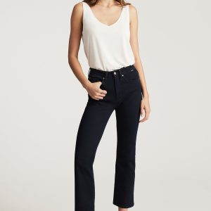 ANIKA CROPPED FLARE IN INK FLEX BLUE